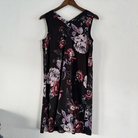 Maurices Small Black Floral Dress Elegant Chic Boho Feminine Summer - Picture 11 of 12